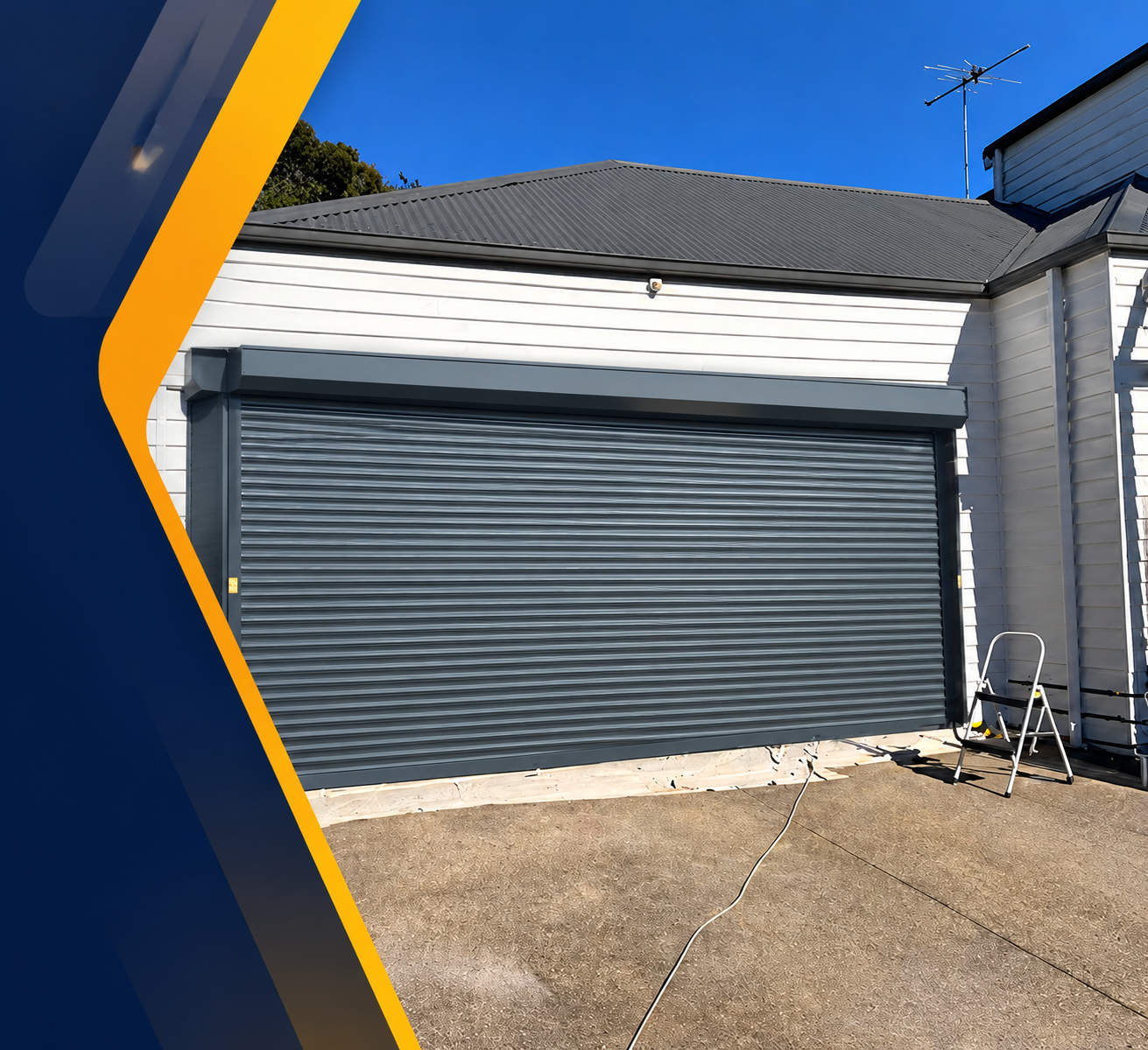Electric Roller Shutter Conversion